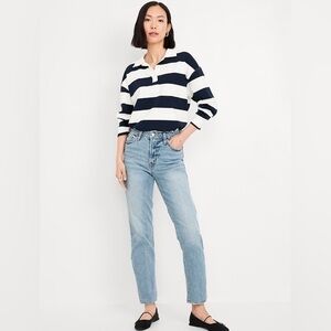 OLD NAVY | High Rise O.G. Straight Secret Smooth Pockets Button Fly